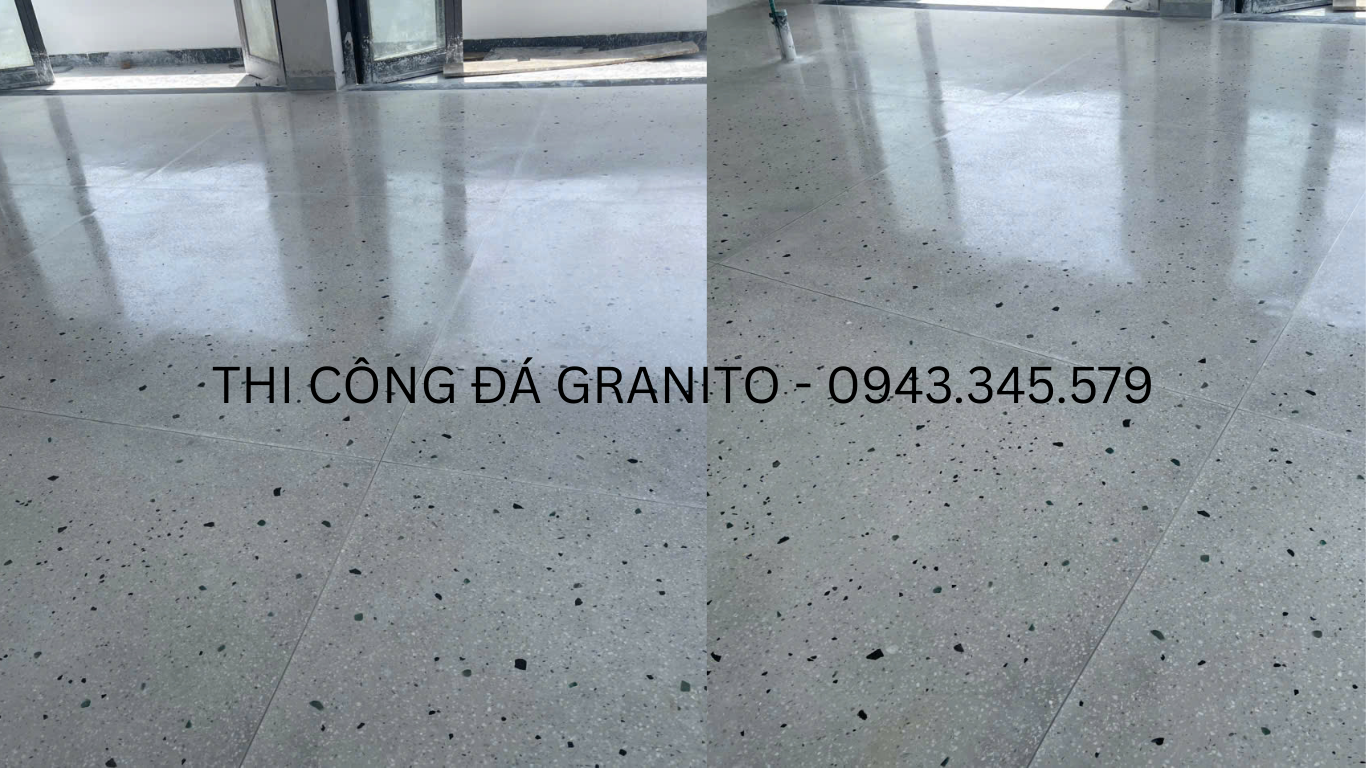Thi công đổ và mài bóng đá granito tại Đà nẵng - 0943.346.579