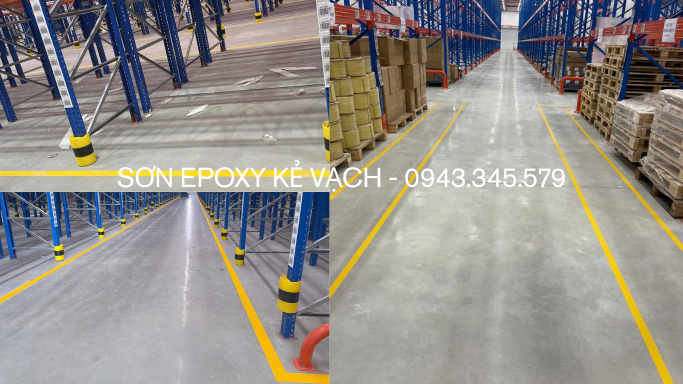 Dịch vụ sơn epoxy kẻ vạch tại Đà Nẵng- TKP- 0943.345.579