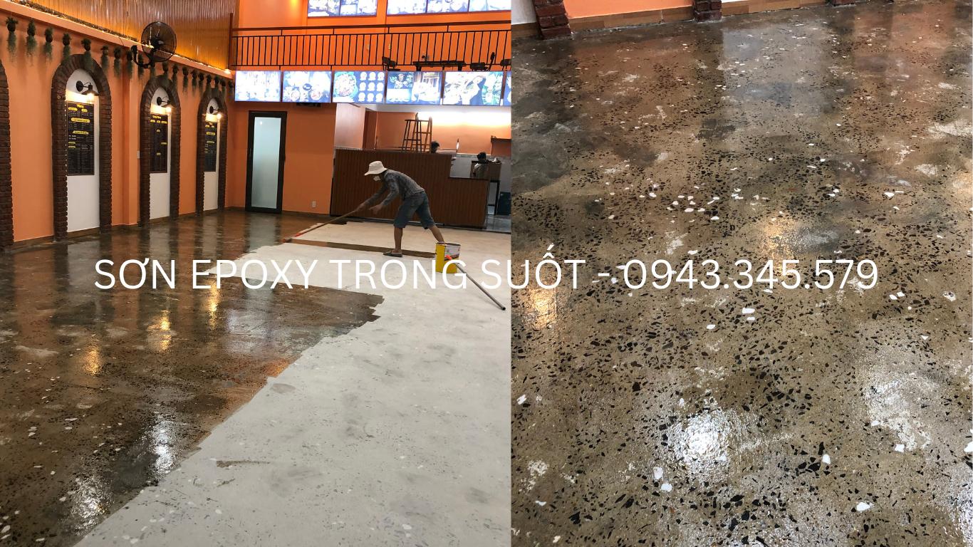 Thi công sơn epoxy trong suốt tại Đà Nẵng