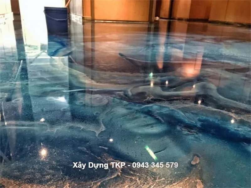 Thi Công Sàn Epoxy Hiệu Ứng 3D
