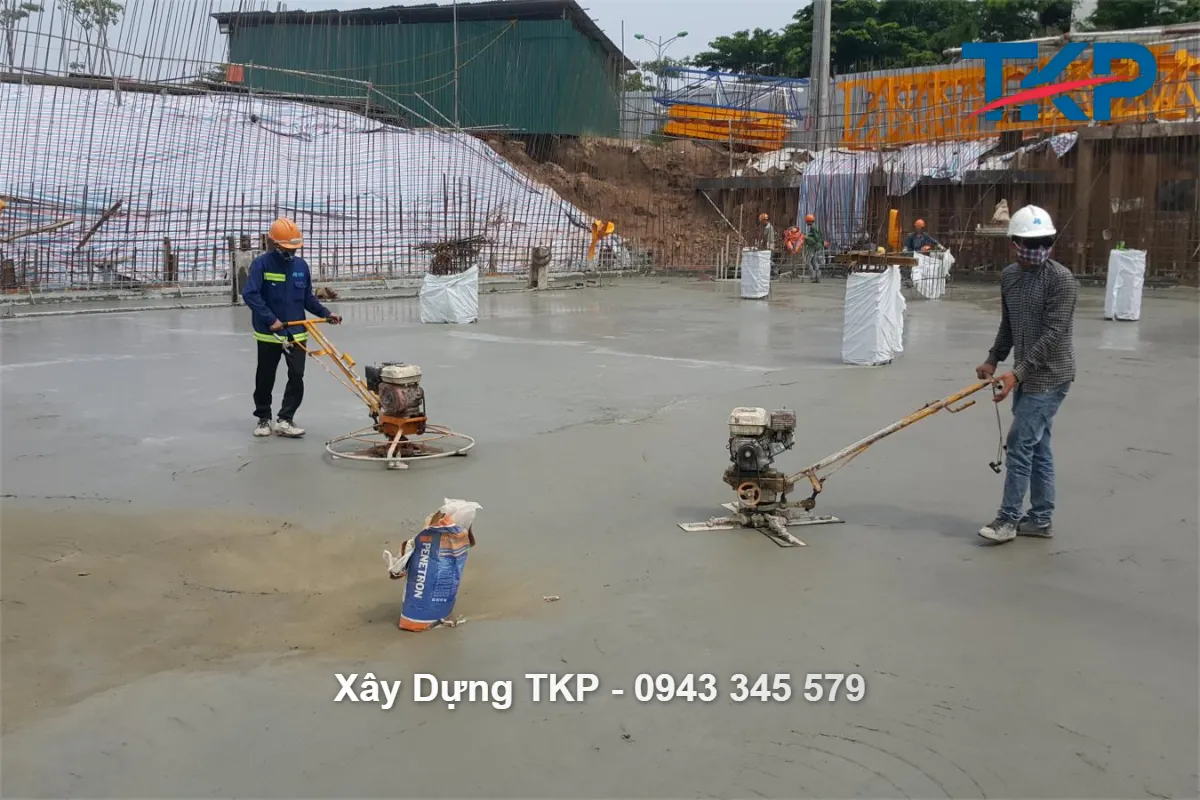 Xoa Nền Bê Tông Sân bê tông ngoài trời tại huế